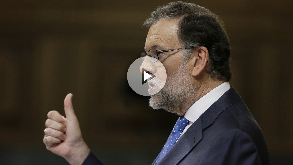 Mariano Rajoy durante su discurso de investidura. (Foto: EFE)