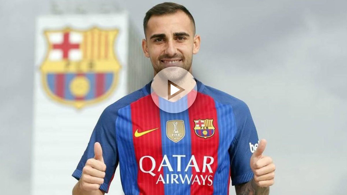 Paco Alcácer, nuevo jugador del Barcelona (fcbarcelona.cat)