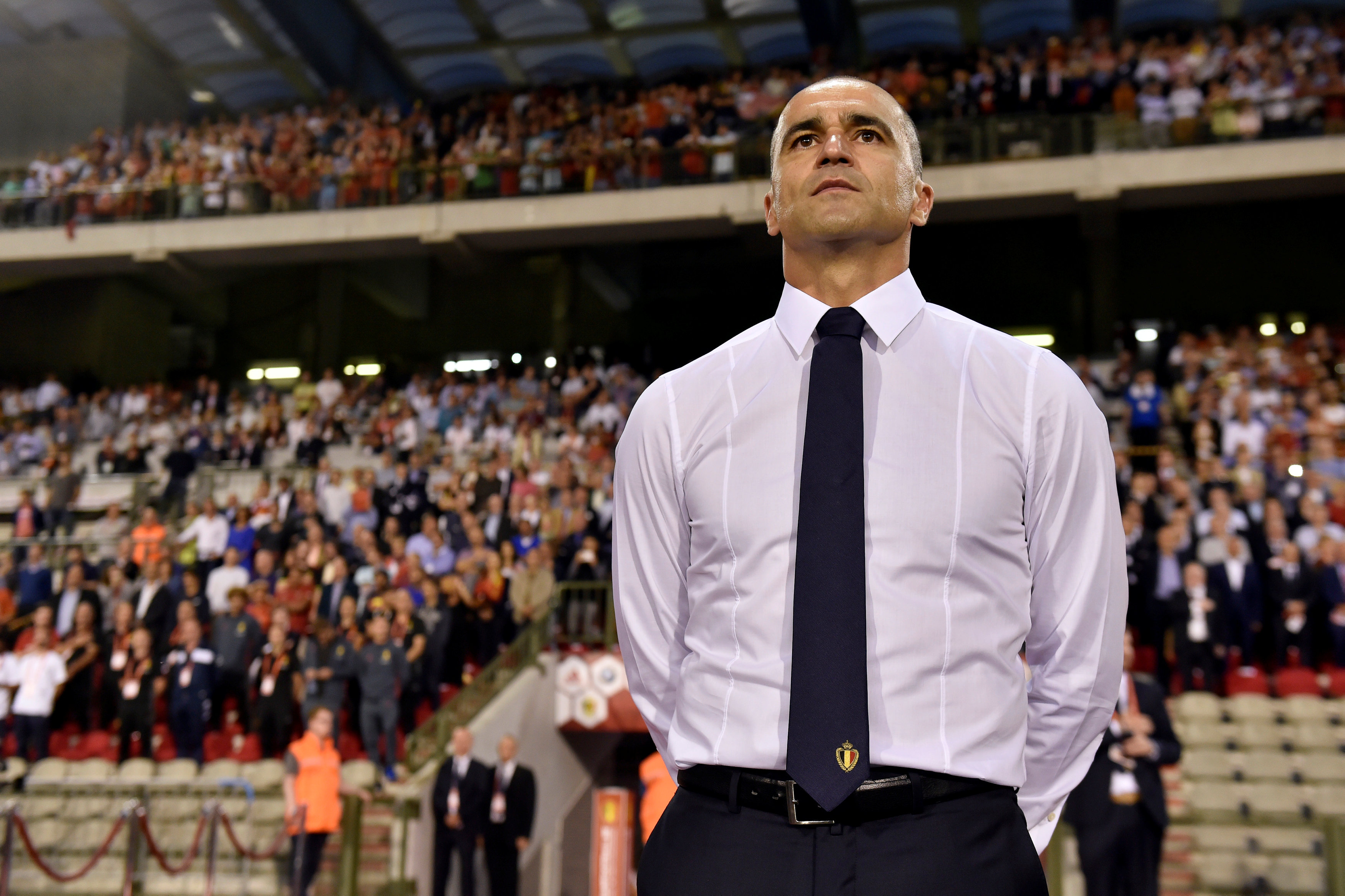 Roberto Martínez, seleccionador de Bélgica. (AFP)