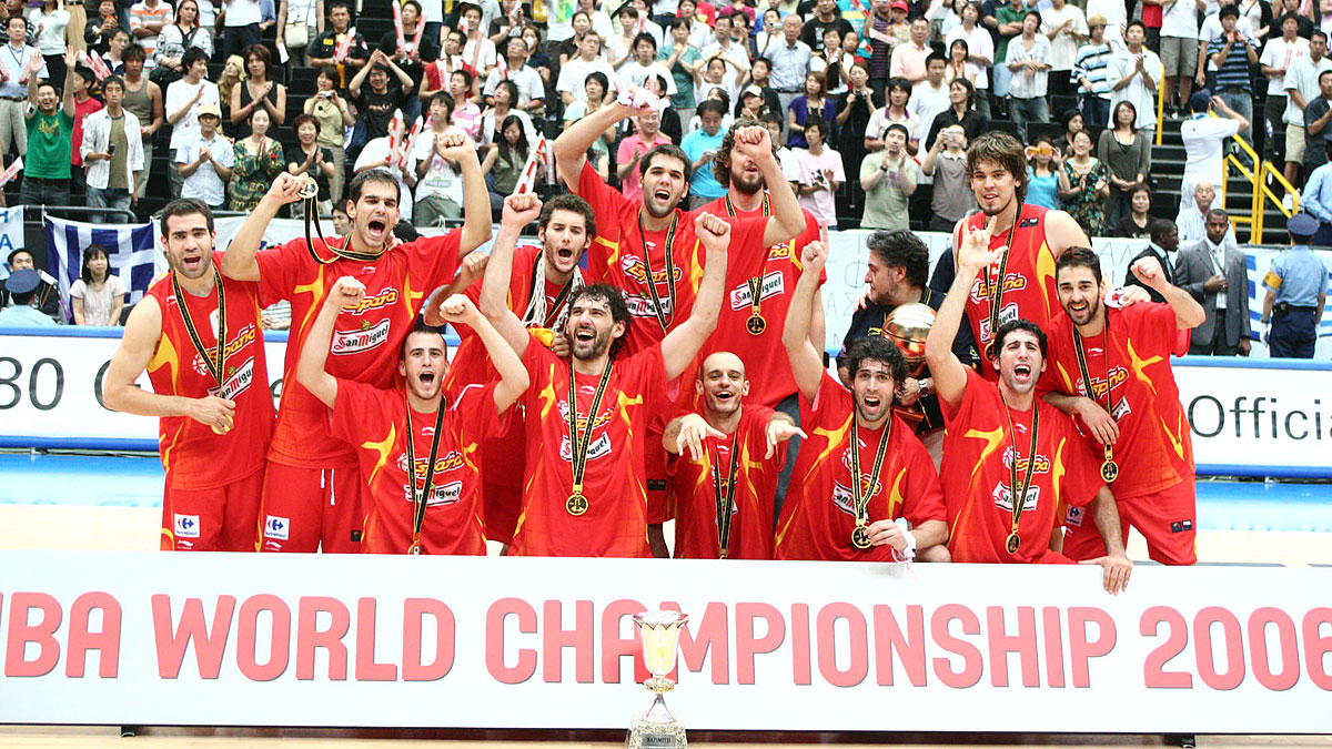 España celebra el campeonato del mundo de 2006. (ACB)
