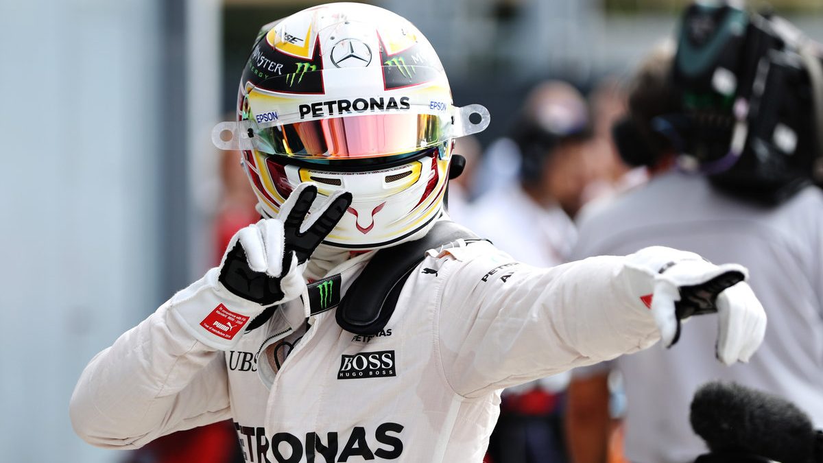 Lewis Hamilton se llevó la pole del GP de Italia (Getty)