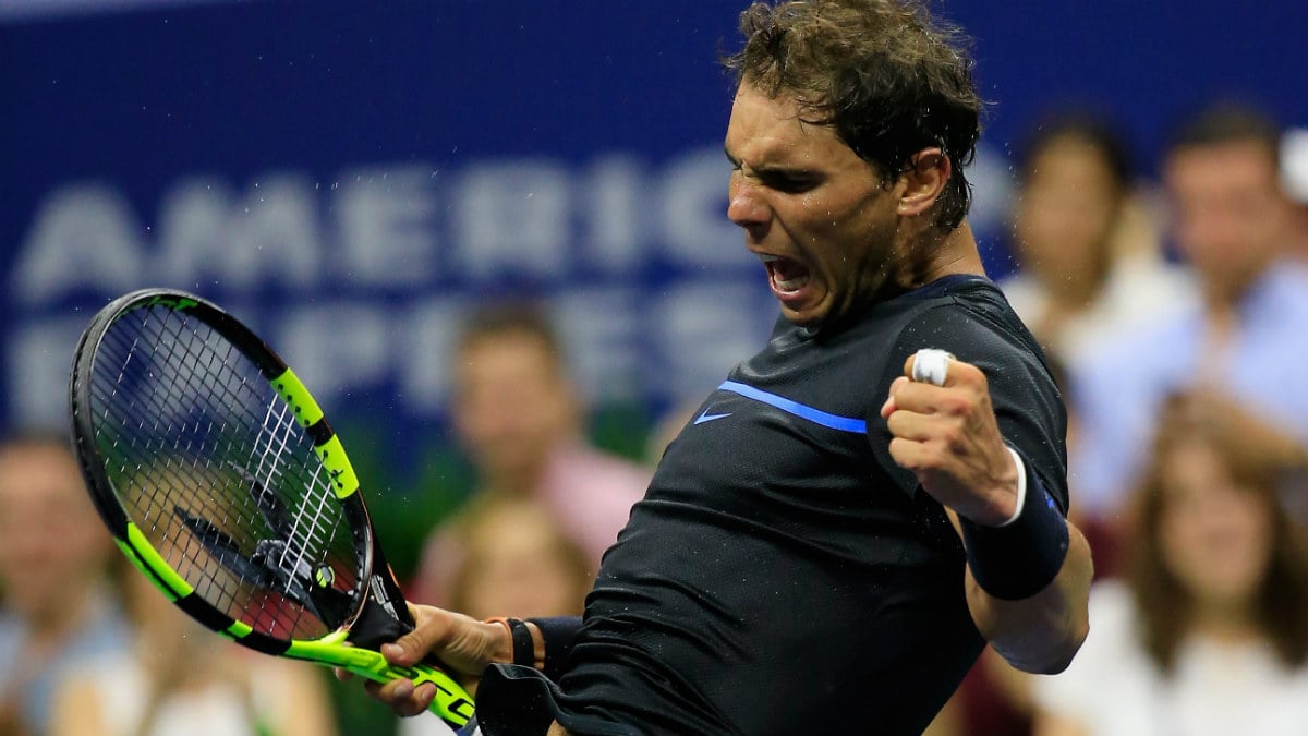 Rafa Nadal celebra su victoria ante Kuznetsov en el US Open. (AFP)