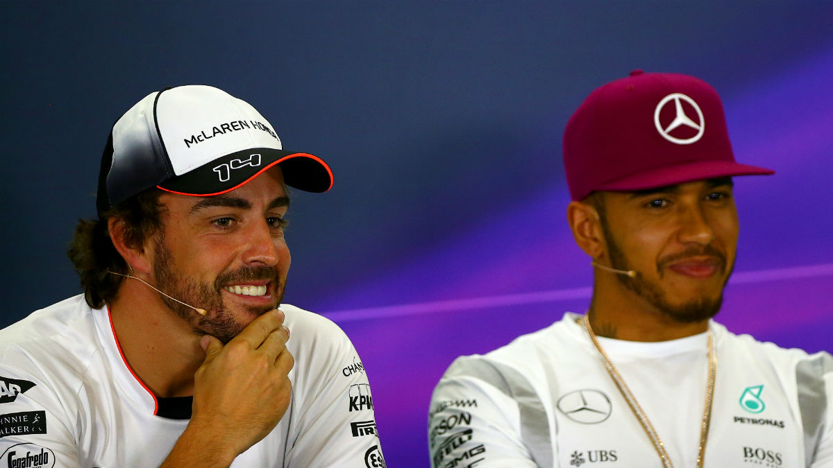 Hamilton ha desplazado a Alonso como el tercer piloto con más podios de la historia de la Fórmula 1. (Getty)