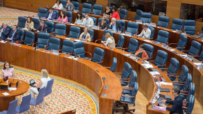 Podemos hace ‘pellas’ en la Asamblea de Madrid durante el Debate sobre el Estado de la Región