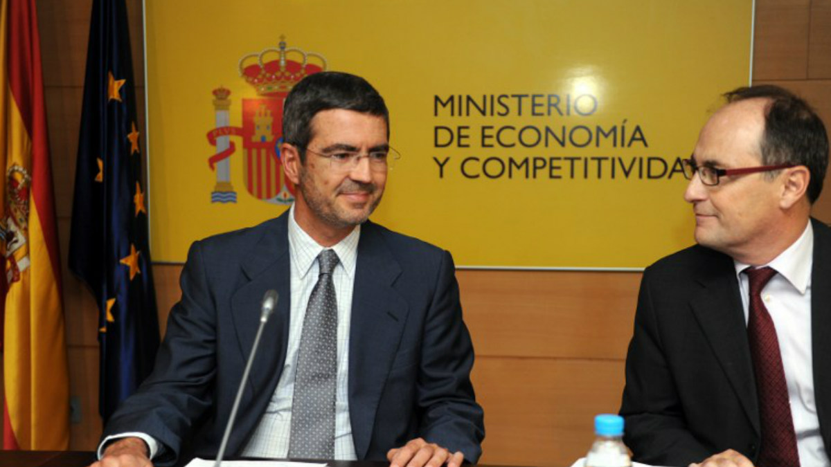 Fernando Jiménez Latorre y Fernando Restoy Lozano. (AFP)