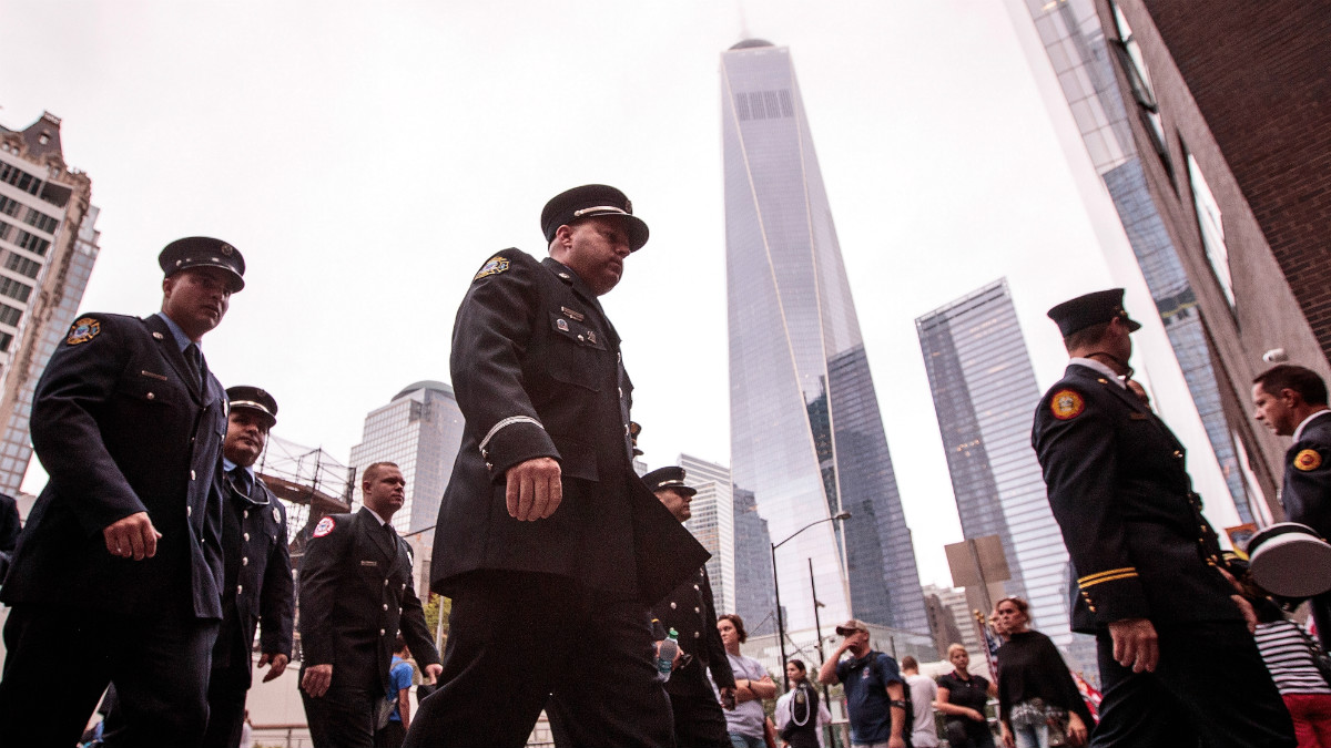 Actos de conmemoración del 11S en Nueva York. (AFP)
