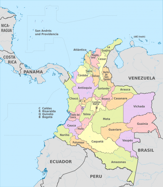 colombia-departamentos