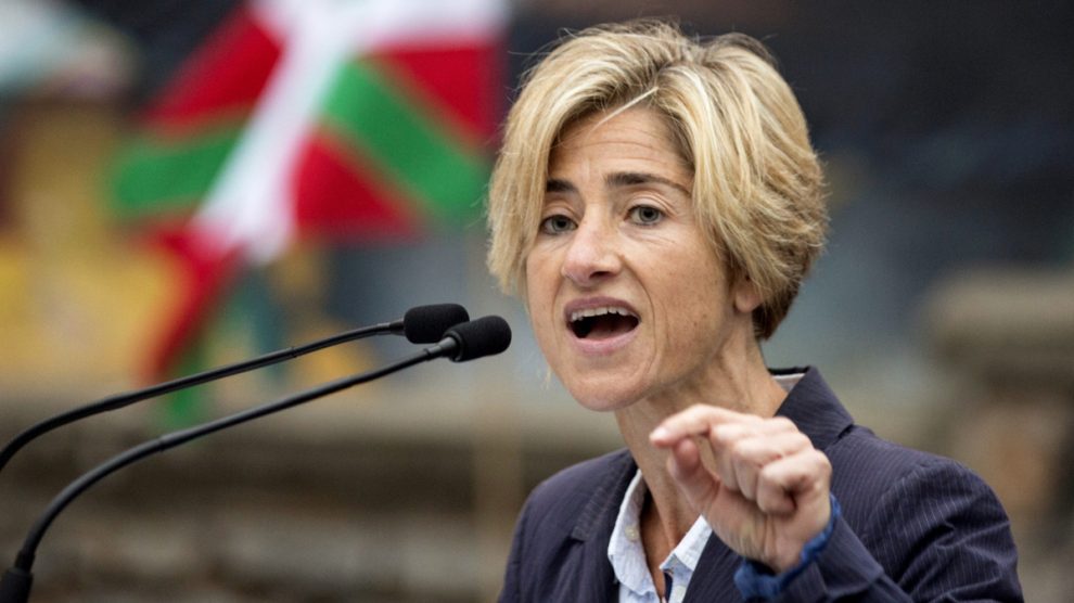 La líder de Elkarrekin Podemos, Pili Zabala. (Foto: EFE)