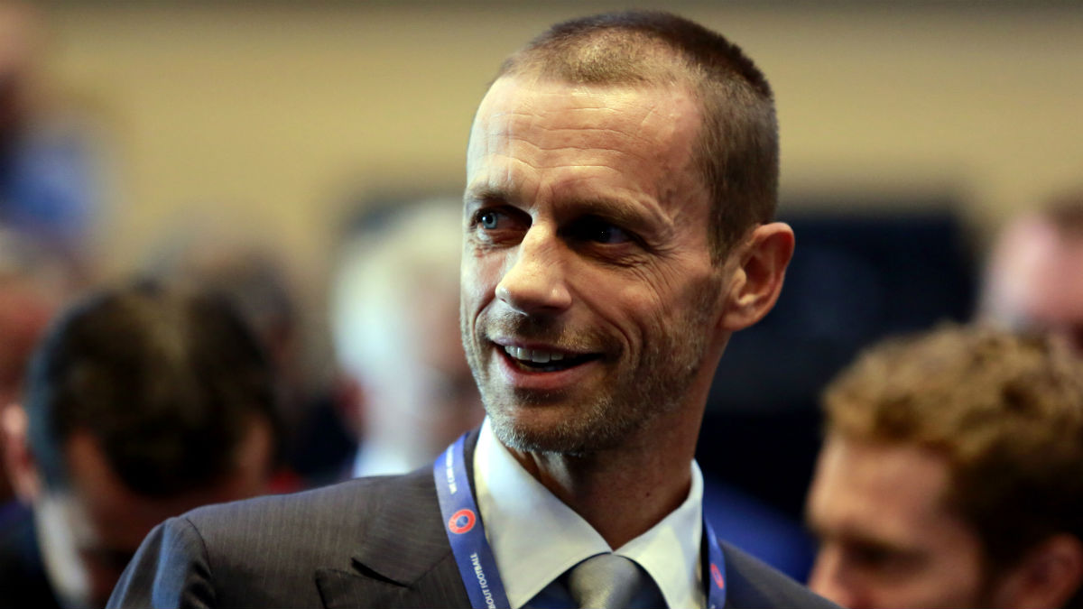 Aleksander Ceferin, presidente de la UEFA. (Getty)