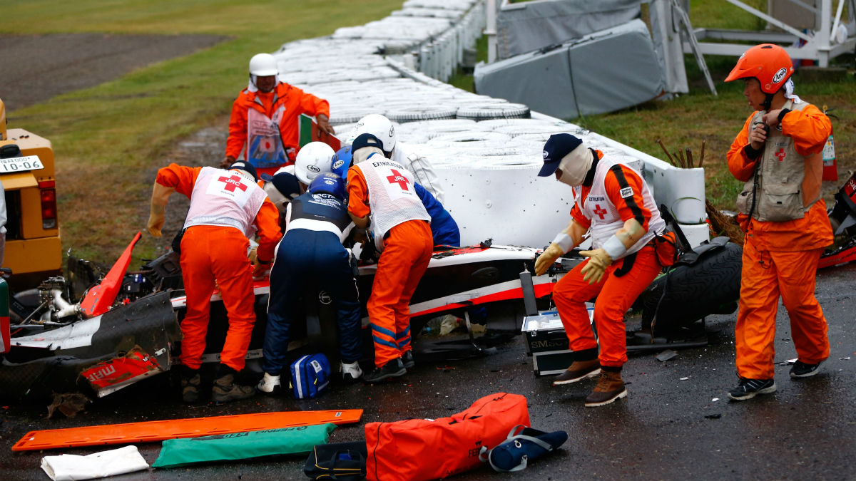 El padre de Jules Bianchi no se cree que no exista un vídeo del accidente de su hijo, que podría esclarecer las causas reales del mismo. (Getty)