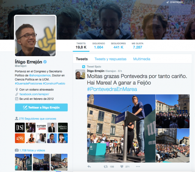 Iglesias pasa de las autonómicas gallegas y vascas: el único líder que no hace ni una mención en Twitter