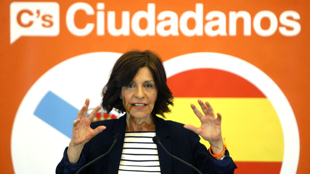 Cristina Losada en un reciente acto (Foto: Efe).