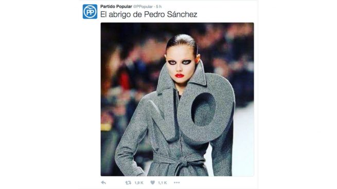 El PP logra un éxito viral al bromear en Twitter con el ‘no’ de Sánchez