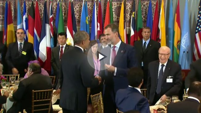 La animada charla de Obama con el Rey Felipe VI en la cumbre de los refugiados de Nueva York