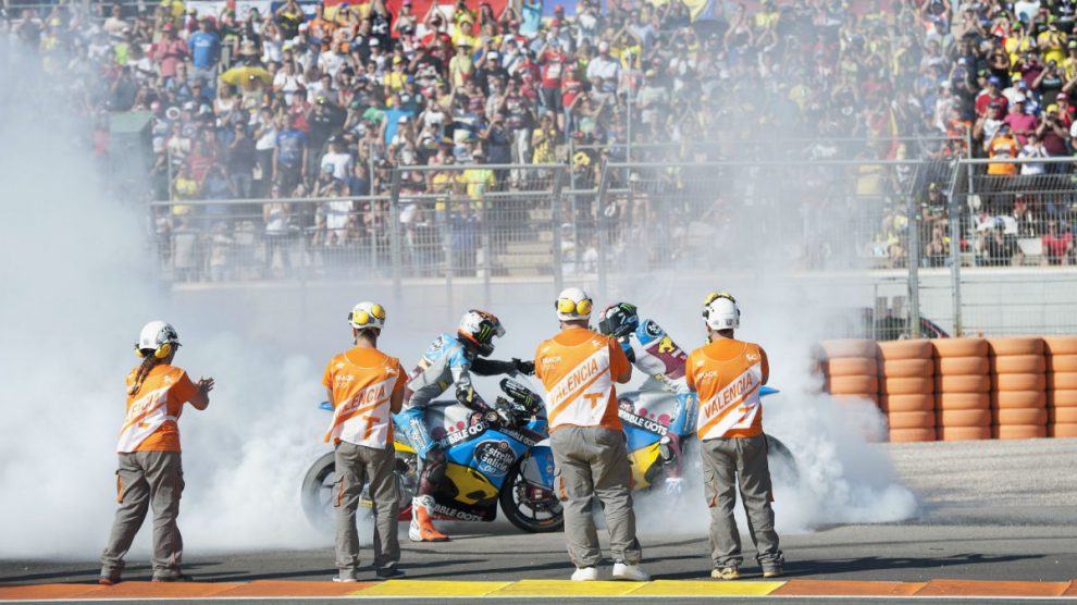 Cheste seguirá cerrando el mundial de MotoGP al menos hasta 2021. (Getty)