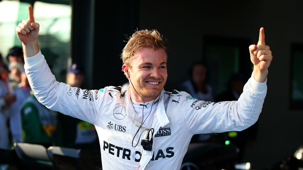 Nico Rosberg tiene todo de cara para convertirse en campeón del mundo de Fórmula 1 esta temporada. (Getty)