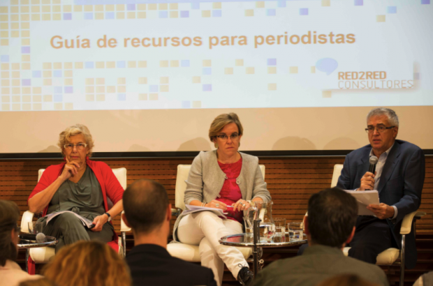 Presentación de la guía para periodistas sobre prostitución. (Foto: Madrid)