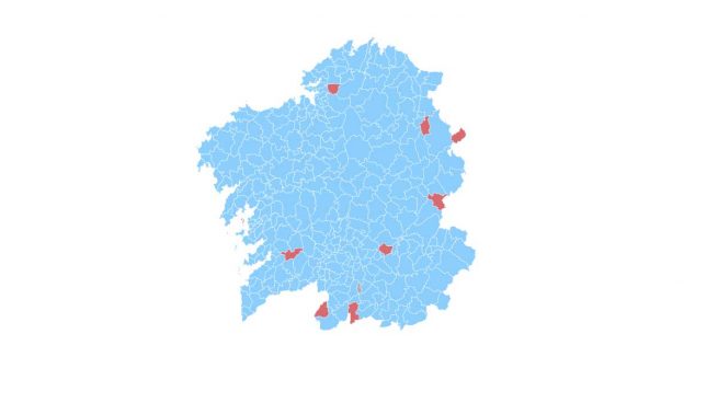 El PP ha sido el partido más votado en 305 de los 314 municipios de Galicia