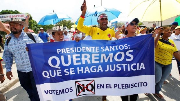 Crece en Colombia el rechazo al acuerdo con las FARC (Foto: Reuters)