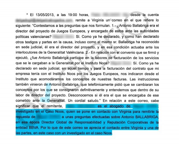 Informe de la UDEF sobre la entrevista publicada en Ausbanc.