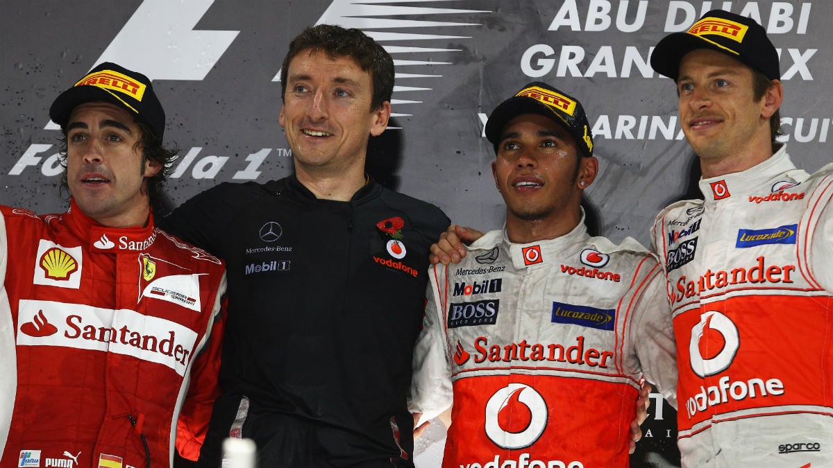 Jenson Button considera a Hamilton el piloto más rápido, pero a Alonso el más completo. (Getty)