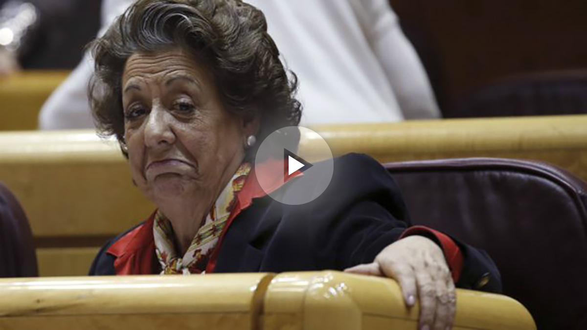 Rita Barberá, ex alcaldesa de valencia, en el Senado. (EFE)