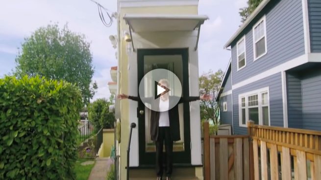 Esta casa de cuatro metros de ancho fue construida por una mujer para fastidiar a su ex-marido