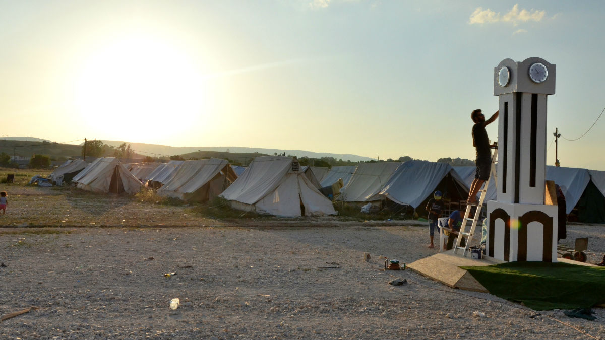 El campo de refugiados de Katsikas, Grecia. (Á. G. SÁNCHEZ)