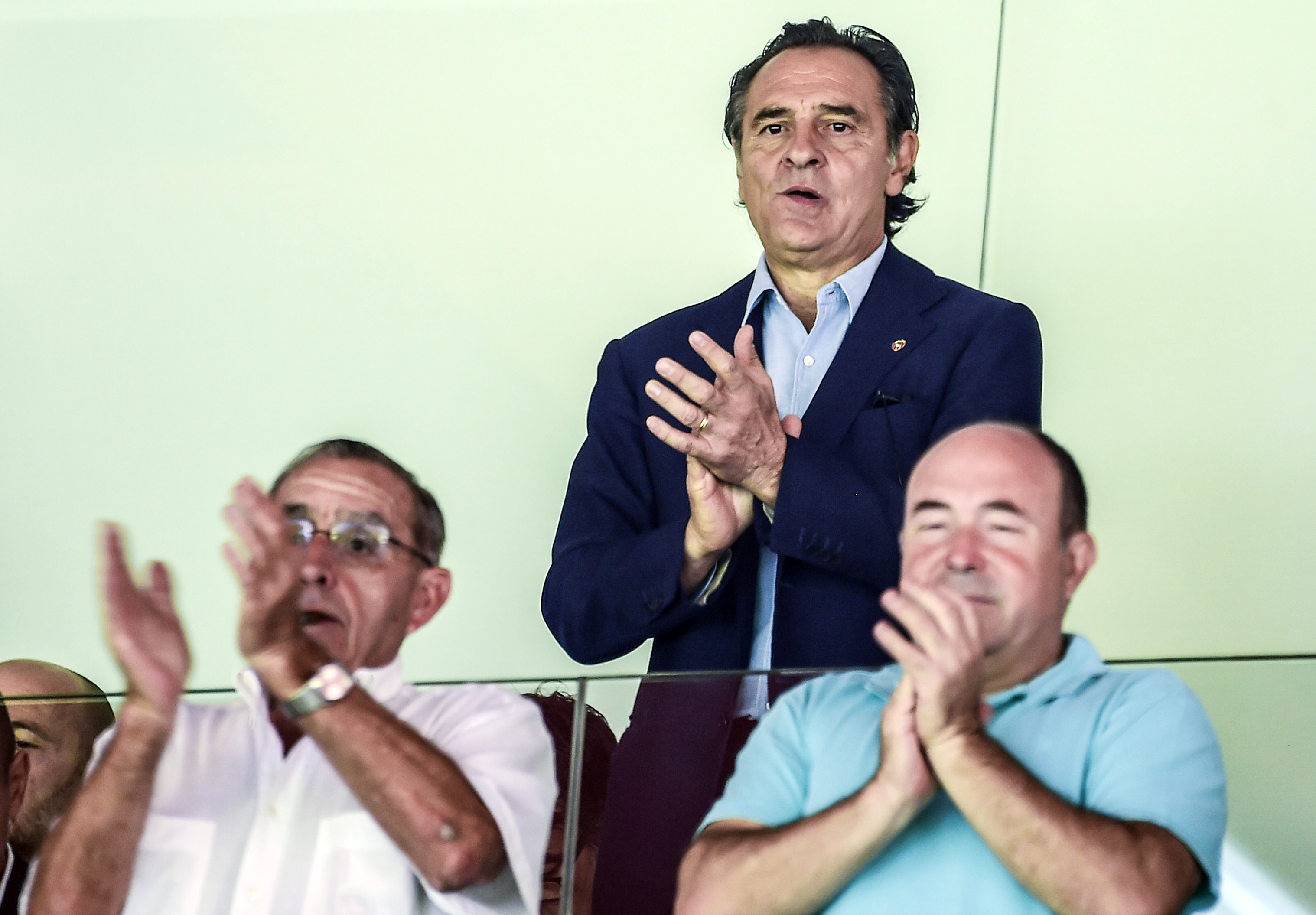 Prandelli en Mestalla. (AFP)