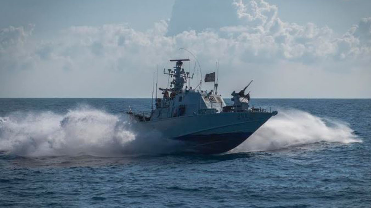Un barco de la Marina de Israel.