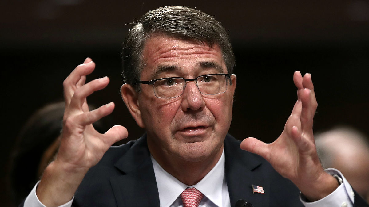 El secretario de Defensa, Ashton Carter (Foto: AFP).