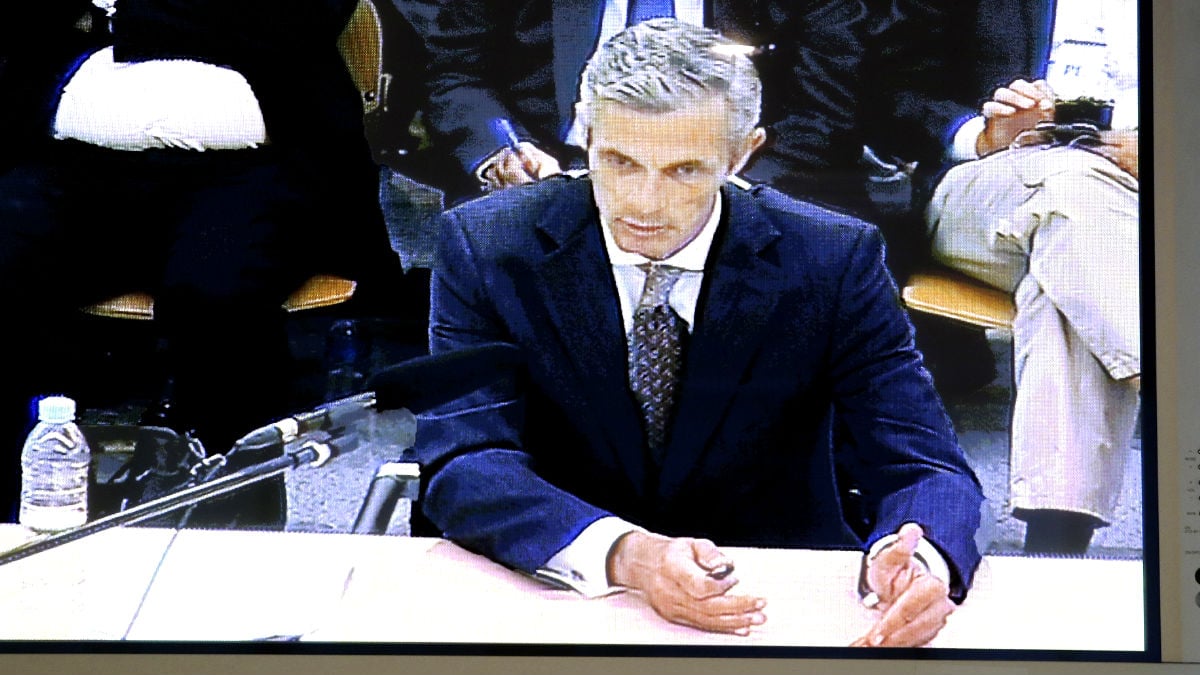 José María Buenaventura declarando en el juicio de las ‘black’  (Foto: Efe).