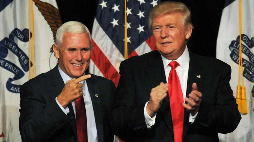 Mike Pence y Donald Trump (Foto: Getty)