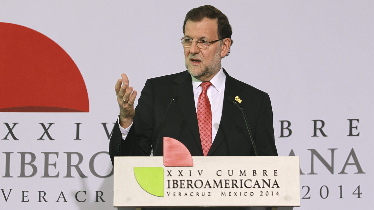 Mariano Rajoy durante la XIV Cumbre Iberoamericana celebrada en México. (Foto: EFE)