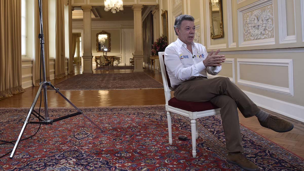 El presidente de Colombia Juan Manuel Santos (Foto: AFP)