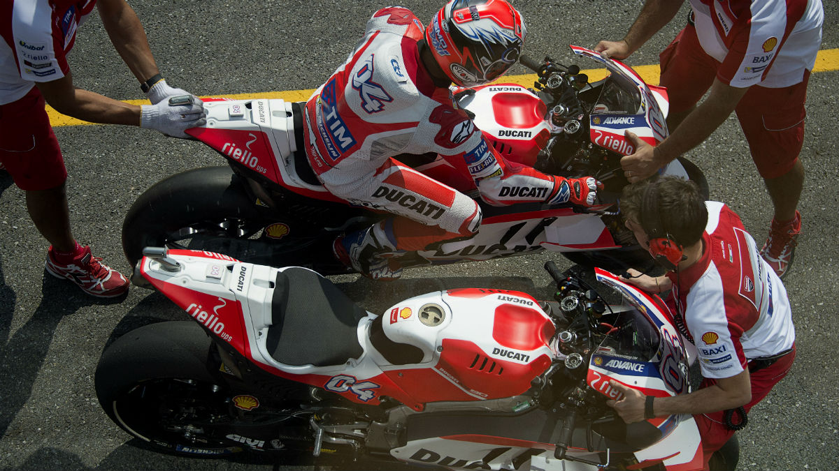 La Ducati oficial que queda libre este fin de semana irá a parar a manos del español Héctor Barberá. (Getty)