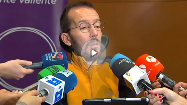 Echenique da por hecha la abstención del PSOE y asegura que «todo está cocinado»