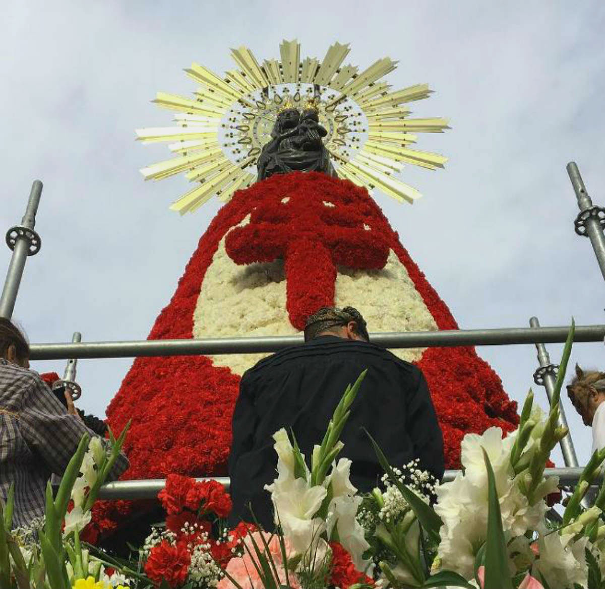 arreglos florales de las Fiestas del Pilar 2017