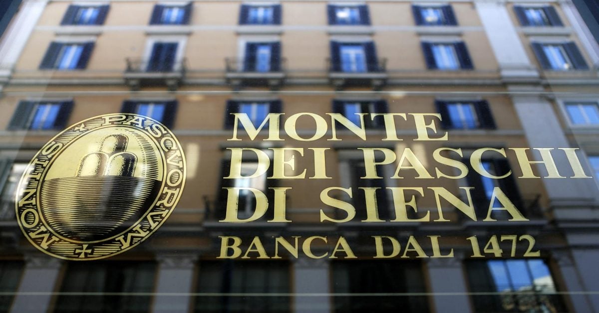 Fachada del Banco Monte dei Paschi di Siena (BMPS)