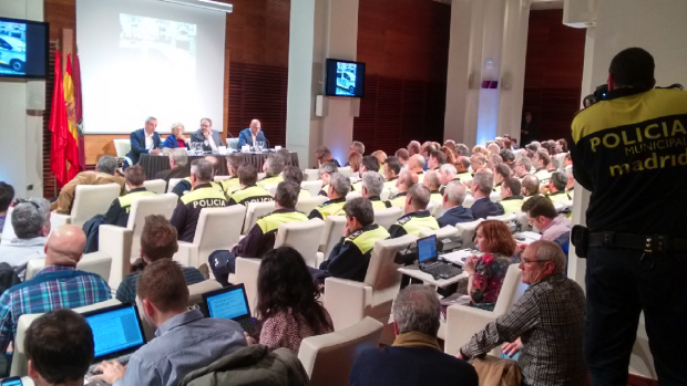 Presentación de Policía Municipal con Manuela Carmena. (Foto: OKDIARIO)