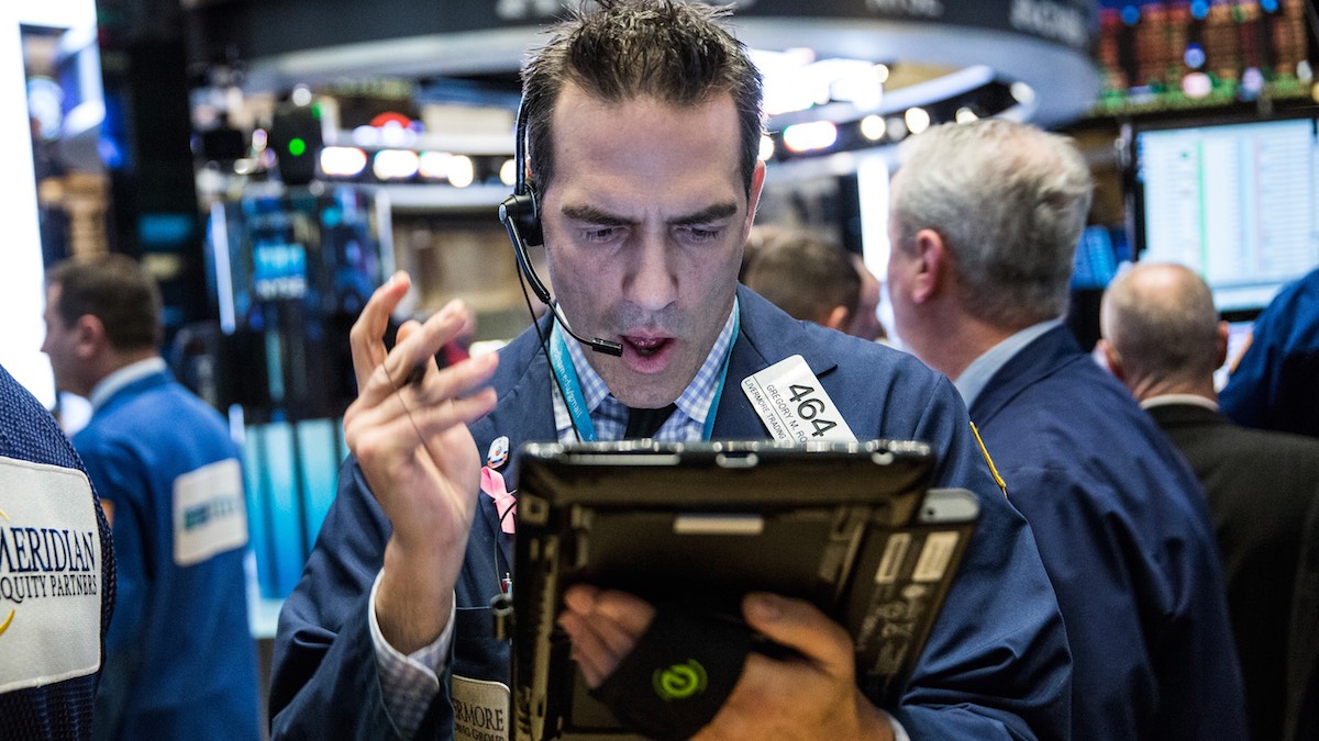 Agentes de Bolsa en el New York Stock Exchange. (Foto: Getty)