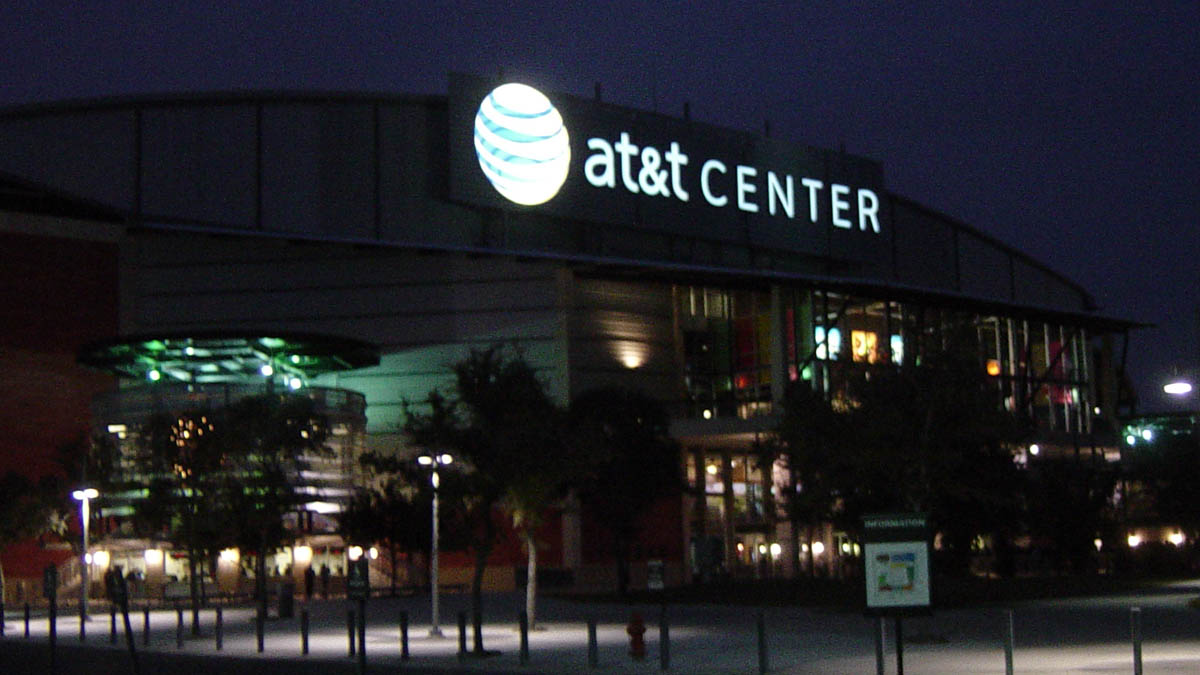 Pabellón AT&T Center en San Antonio, Texas.
