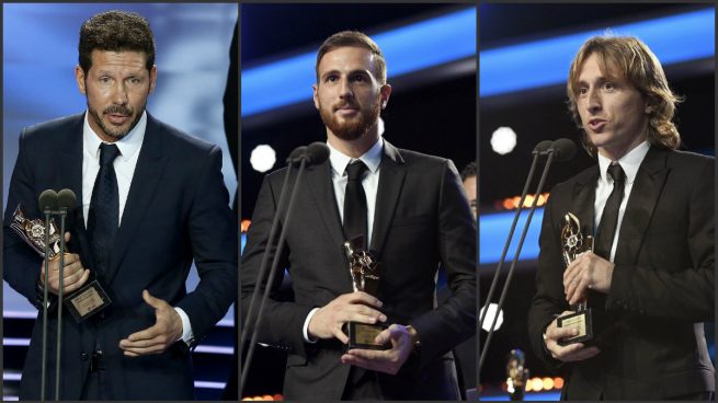 El Atlético de Madrid arrasa en la gala de los premios de LaLiga