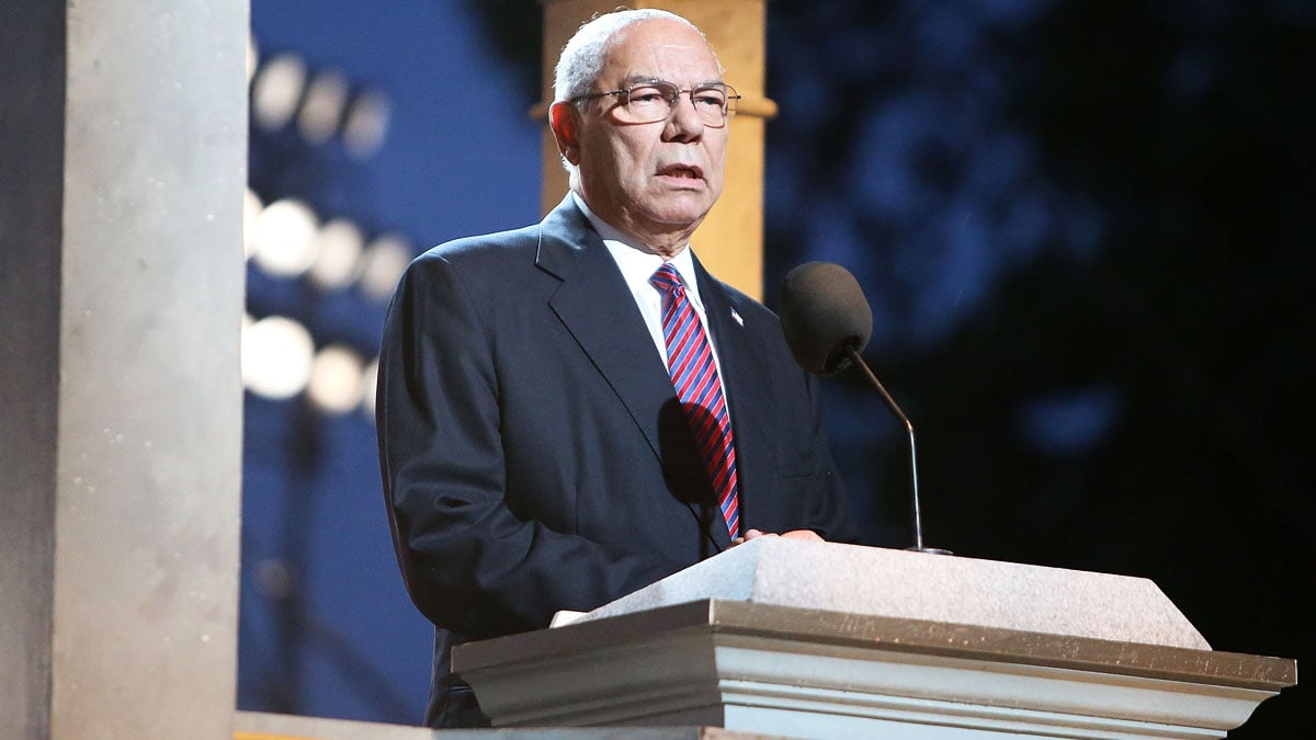 El ex secretario de Estado Colin Powell (Foto: AFP)