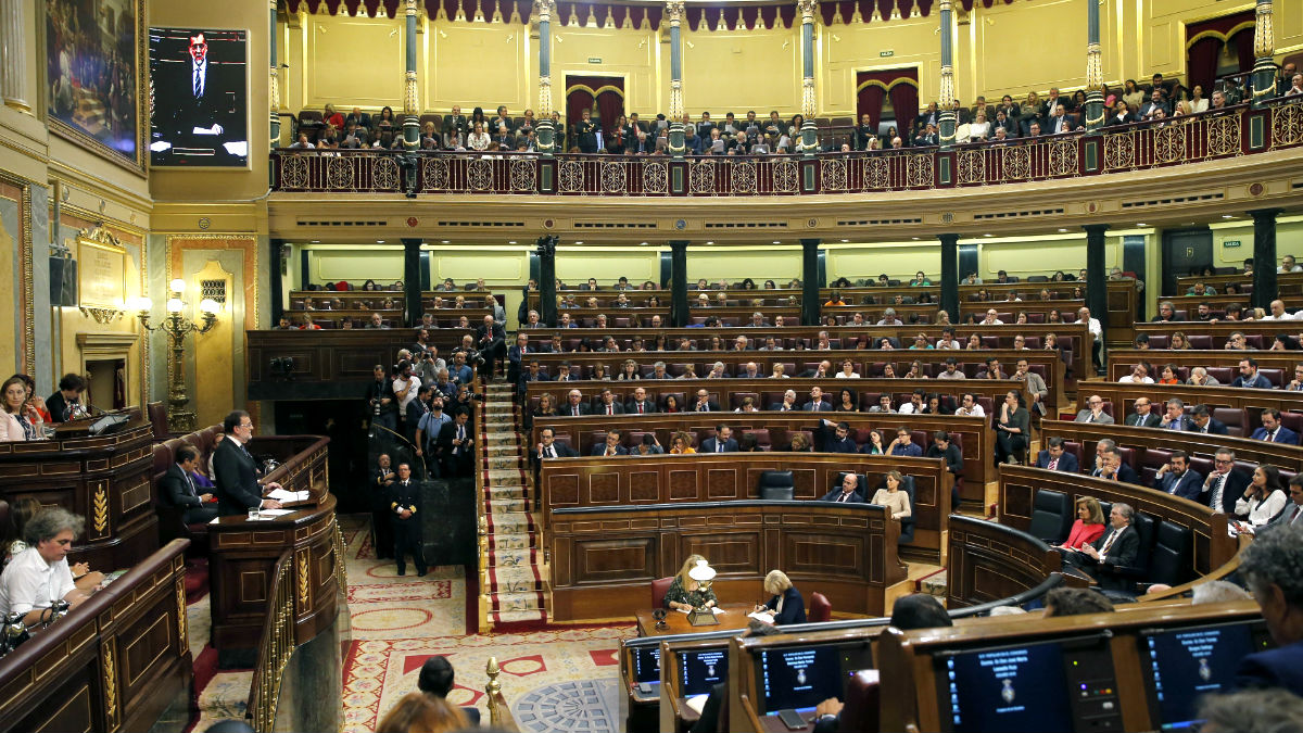 Vista panorámica del Congreso de los Diputados (Foto: Efe).