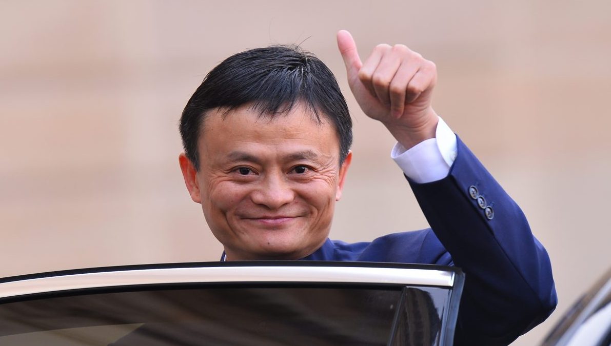 Jack Ma, CEO de Alibaba en una visita a Francia Foto: Getty)