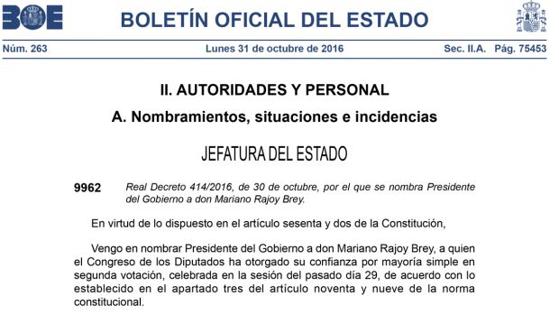 BOE-Rajoy-presidente