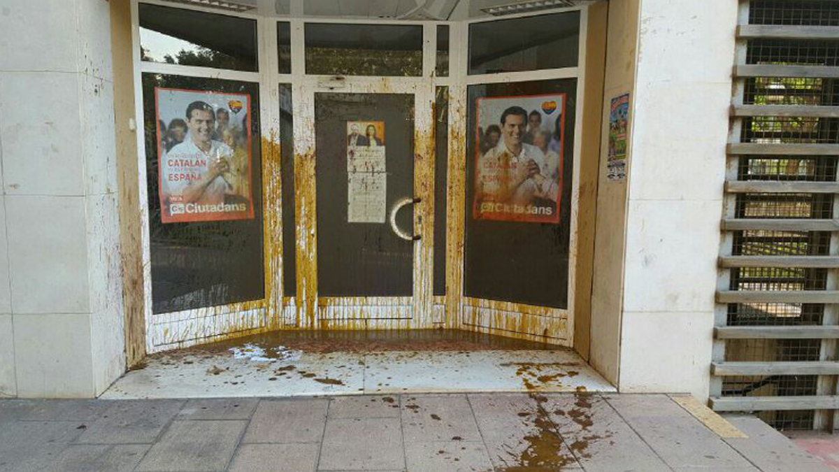 Sede de Ciudadanos en Hospitalet. (Foto: C’s)