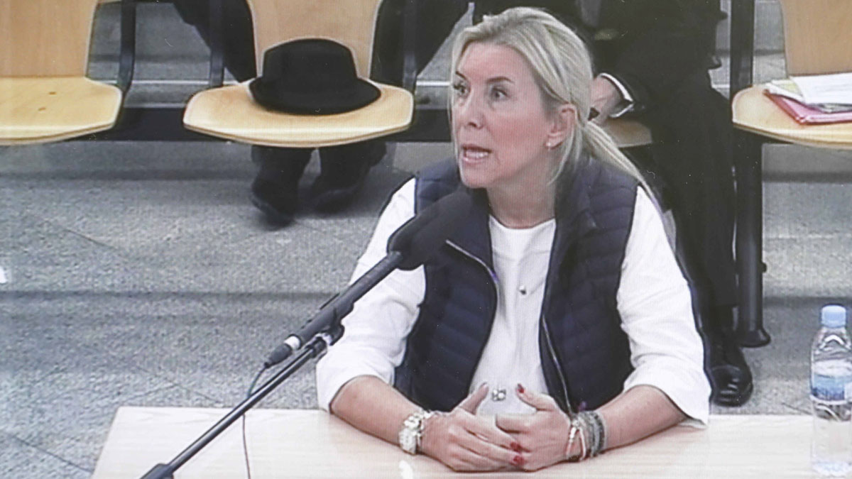 Isabel Jordán durante su declaración ante el juez del caso Gürtel. (Foto: EFE)