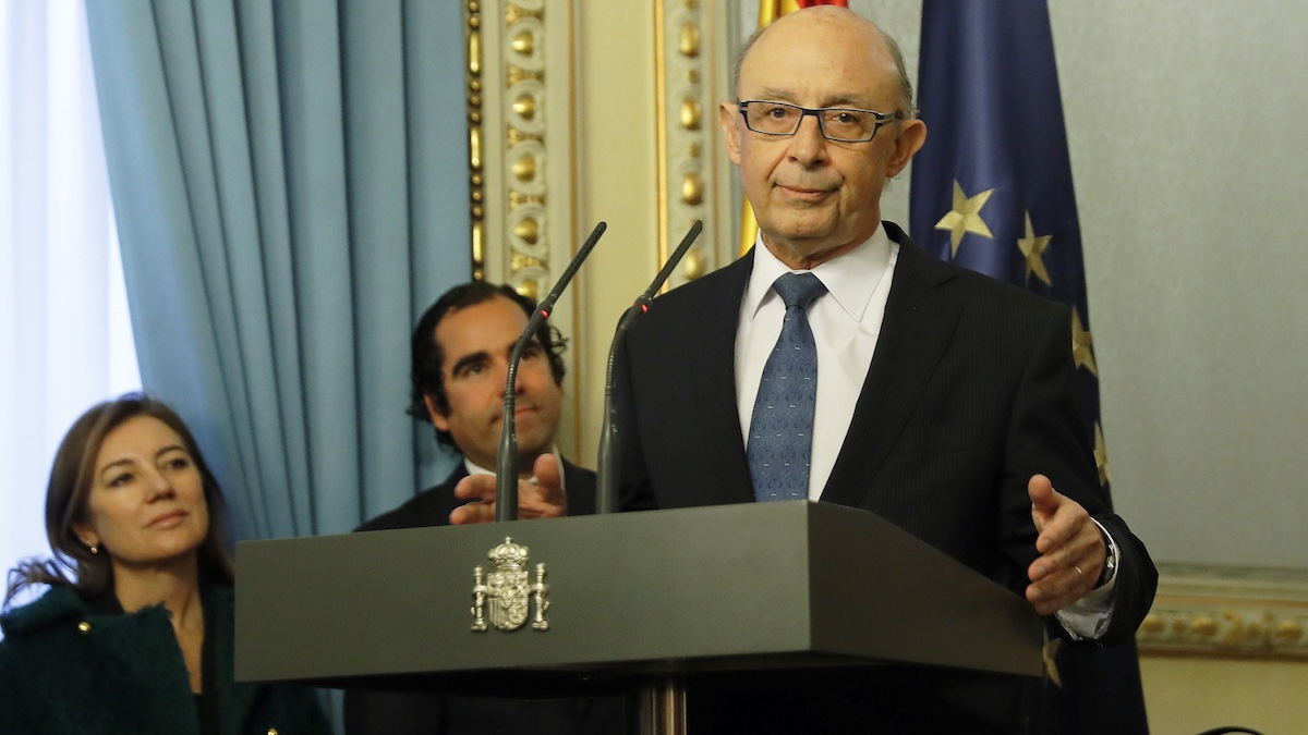 El ministro de Hacienda y Función Pública, Cristóbal Montoro. (Foto: EFE)